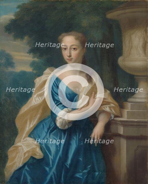 Justina Johanna Ramskrammer (1702-98), Wife of Isaac Parker, 1734. Creator: Philip Van Dijk.