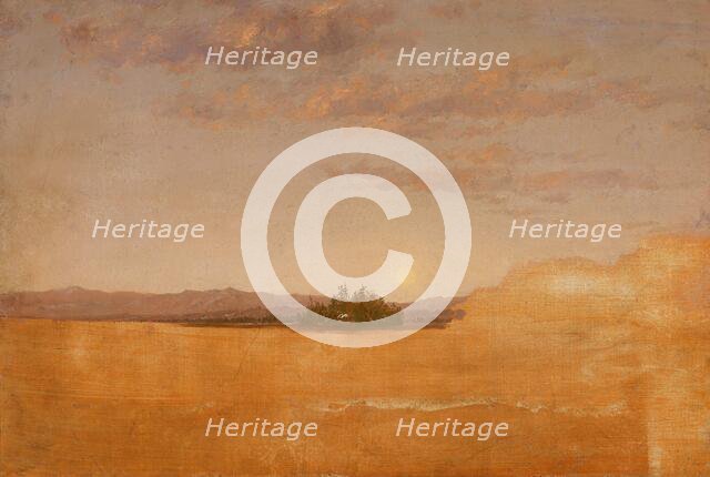 Landscape Sketch, about 1845-1847. Creator: Thomas Cole.