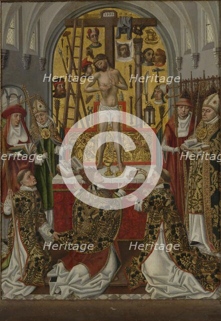 The Mass of Saint Gregory the Great, c. 1500. Creator: Anonymous.