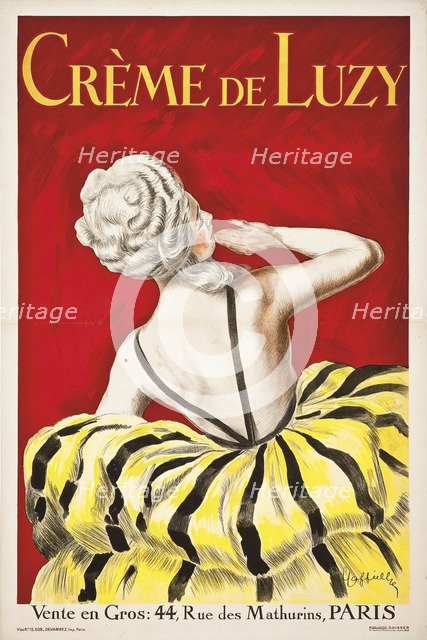 Crème de Luzy, 1919.