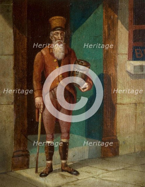 Portrait of James Guidney, known as, Jimmy the Rockman, (1782-1866), [undated, early 19th Century].  Creator: Unknown.