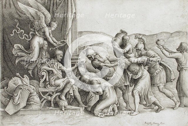 The Clemency of Scipio, between 1530 and 1560. Creator: Battista Franco Veneziano.