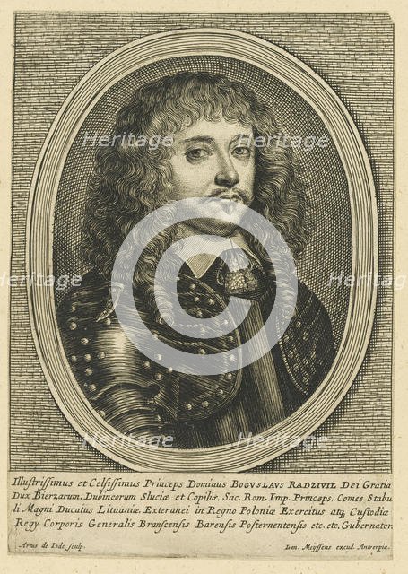 Portrait of Boguslaw Radziwill (1620-1669), c. 1650. Creator: Meyssens (Mijtens), Joannes (1612-1670).