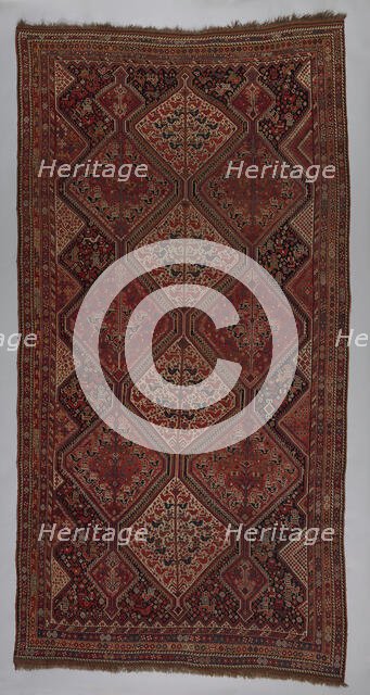 Khamseh Carpet, Iran, c. 1890. Creator: Unknown.