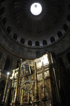 The Tomb of Christ at the Holy Sepulchre, Jerusalem, Israel, 2014. Creator: LTL.