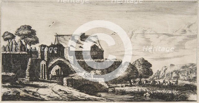 A Water-mill near Saint-Denis, 1850. Creator: Charles Meryon.