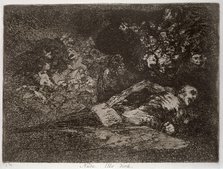 The Disasters of War, a series of etchings by Francisco de Goya (1746-1828), plate 69 (without nu…