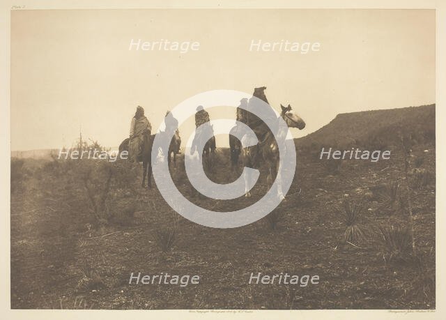 Desert Rovers - Apache, 1903. Creator: Edward Sheriff Curtis.