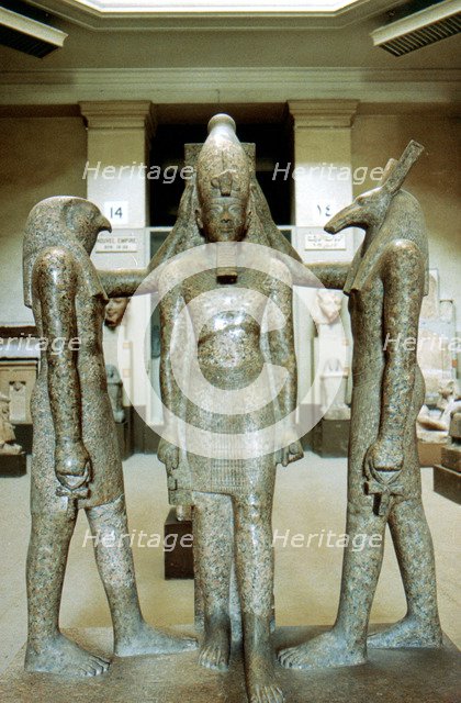 Statue of Rameses III, Egypt. Artist: Unknown
