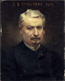J. S. Guillire, chief controller of the Comédie-Française, 1885. Creator: Aime Morot.