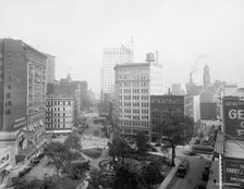 Griswold Street from Capitol Park, Detroit, Mich., c.between 1910 and 1920. Creator: Unknown.