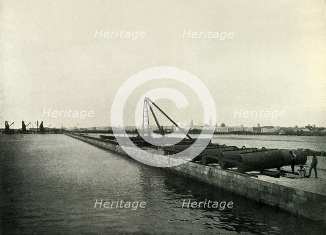 'Mexico's Artificial Harbours: The New Port Works at Vera Cruz, A Solid and Costly Enterprise', 1919 Creator: Unknown.