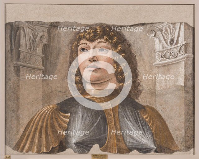 Uomo d'arme, figura maschile, ca 1490-1492. Creator: Bramante, Donato (1444-1514).