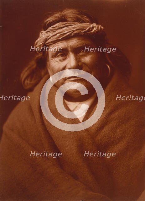 An Acoma man, c1904. Creator: Edward Sheriff Curtis.