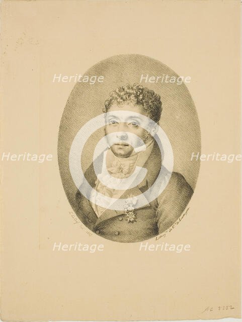 Portrait of a Man, 1817. Creator: Jacques Louis Constant Le Cerf.