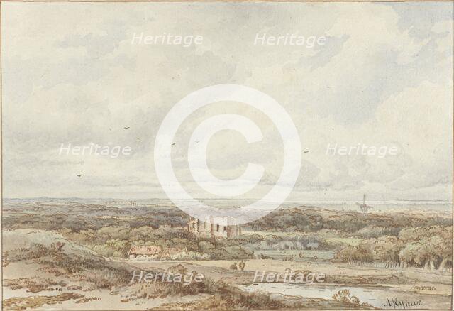 View from the dunes of the ruin of Brederode, 1813-1863. Creator: Arnoldus Johannes Eymer.