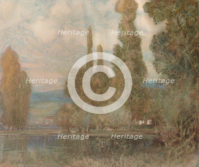 By the Edge of the Lake, c19th century, (1911). Artist: Alfred Edward East