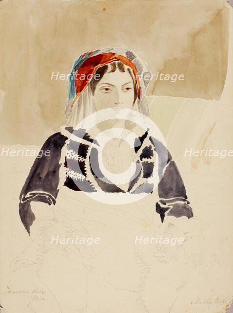 Armenian Lady, Pera, n.d. Creator: Miner Kilbourne Kellogg.