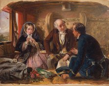 First Class-The Meeting. "And at first meeting loved.", 1855. Creator: Abraham Solomon.