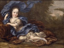 Hedvig Sofia, 1681-1708, Princess of Sweden, Duchess of Holstein-Gottorp, 1684. Creator: David Klocker Ehrenstrahl.