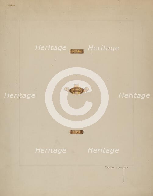 Wedding Ring, c. 1937. Creator: Bertha Semple.