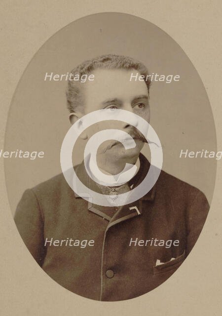 Portrait of the composer Albert Lavignac (1846-1916), c. 1900. Creator: Petit, Pierre (1598-1677).