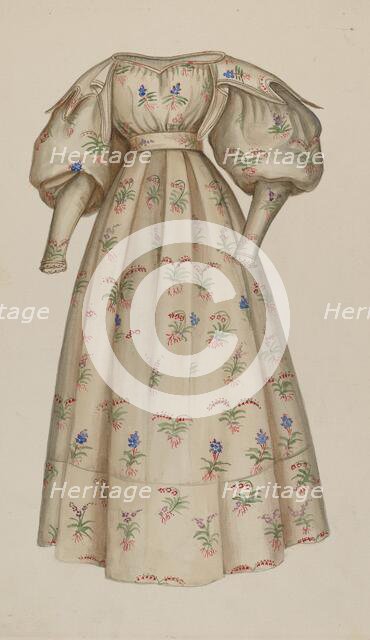 Dress, 1935/1942. Creator: Irene Lawson.