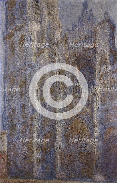 'Rouen Cathedral, Noon (Le Portal et la Tour D'Albane)', 1893-1894.  Artist: Claude Monet