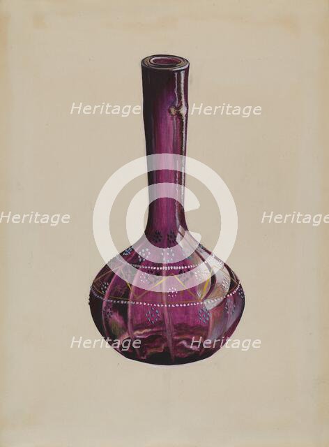 Barber Bottle, c. 1936. Creator: Robert Stewart.