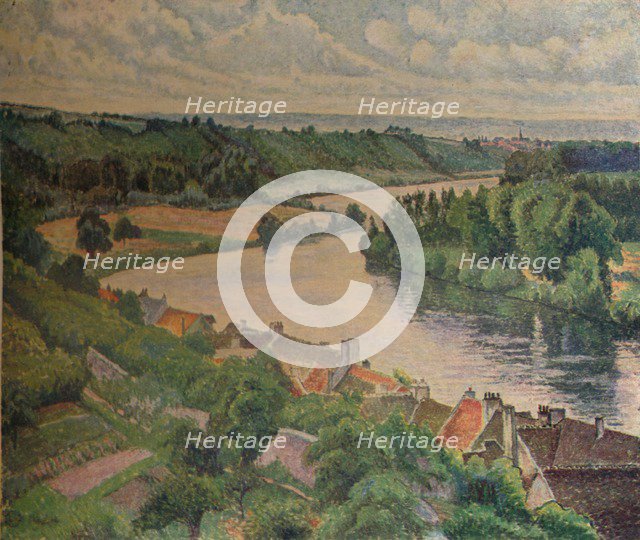 La Frette and Sartrouville, 1924. (1925). Artist: Lucien Pissaro