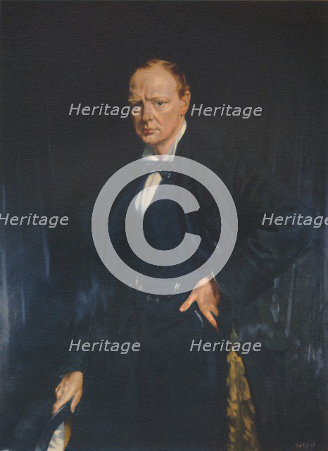 Winston Churchill, c1916, (1941). Artist: Unknown.