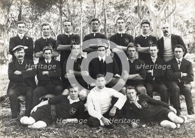 Mosman Rugby League Football Club, 1910. Creator: Unknown.