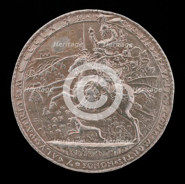 Costanzo Riding in the Country [reverse], 1475. Creator: Gianfrancesco Enzola.