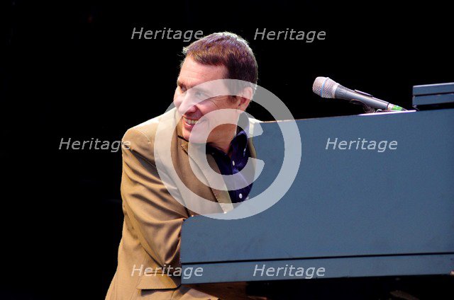 Jools Holland, Love Supreme Jazz Festival, Glynde, East Sussex.  Artist: Brian O'Connor