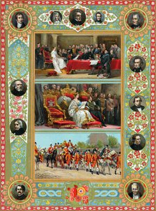 Scenes from the reign of Queen Victoria, 1887. Artist: Unknown