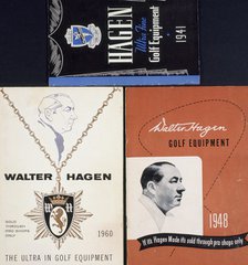 Walter Hagen golf equipment catalogues, 1941-1960. Artist: Unknown