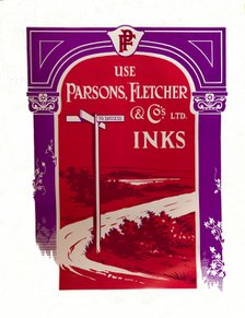 'Parsons, Fletcher & Co.'s Ltd. Inks', 1917. Artist: Parsons Fletcher & Co.