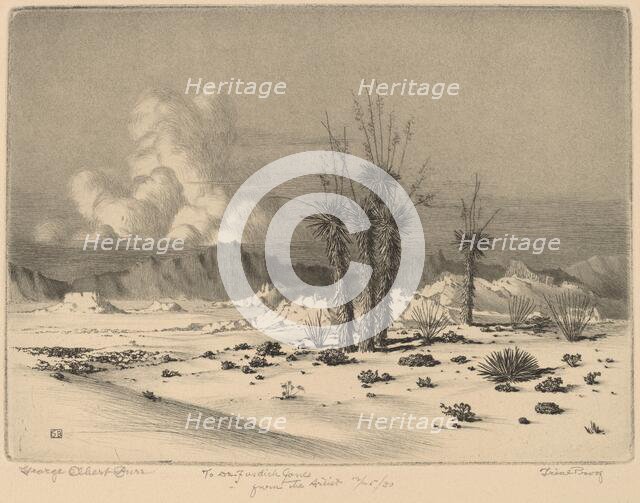 Evening, Arizona, 1930. Creator: George Elbert Burr.