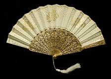 Fan, French, 1860-69. Creator: Unknown.