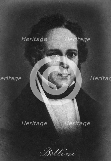 Vincenzo Bellini (1801-1835), Italian composer, 20th century. Artist: Unknown