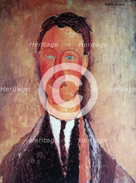 Portrait of Léopold Survage (1879-1968), 1918. Artist: Modigliani, Amedeo (1884-1920)