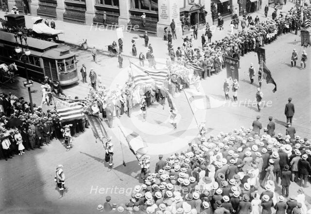 Olympic Parade, 1912. Creator: Bain News Service.