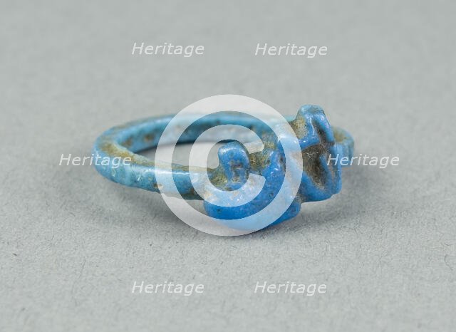 Ring: Figure of Seated Baboon (Thoth), Egypt, New Kingdom, Dynasty 18 (about 1390 BCE). Creator: Unknown.