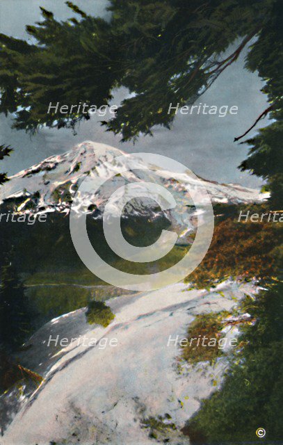 'Mount Tacoma from Eagle Peak, Washington', c1916. Artist: Asahel Curtis.