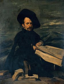 A dwarf at the court of King Philip IV of Spain. Creator: Diego Velasquez.