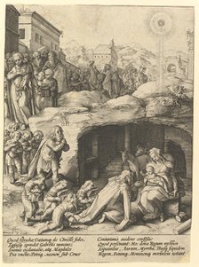 The Adoration of the Magi, ca. 1585. Creator: Hendrik Goltzius.