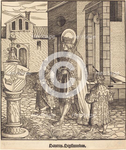 Saint Sigismundus, 1516/1518. Creator: Leonhard Beck.