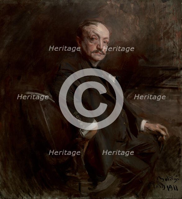 Self-Portrait, 1911. Creator: Boldini, Giovanni (1842-1931).