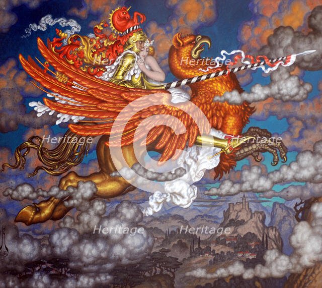 The Abduction, 1928. Creator: Nikolay Kalmakov.