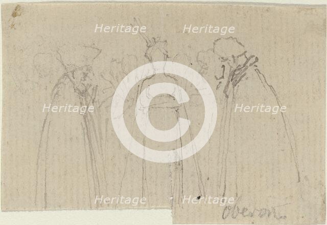 Sheet of Studies [recto and verso]. Creator: John Flaxman.